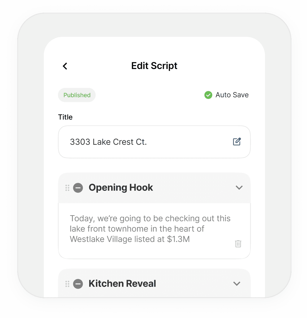 Edit your script